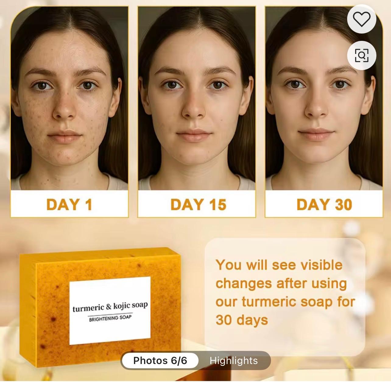 Turmeric soap