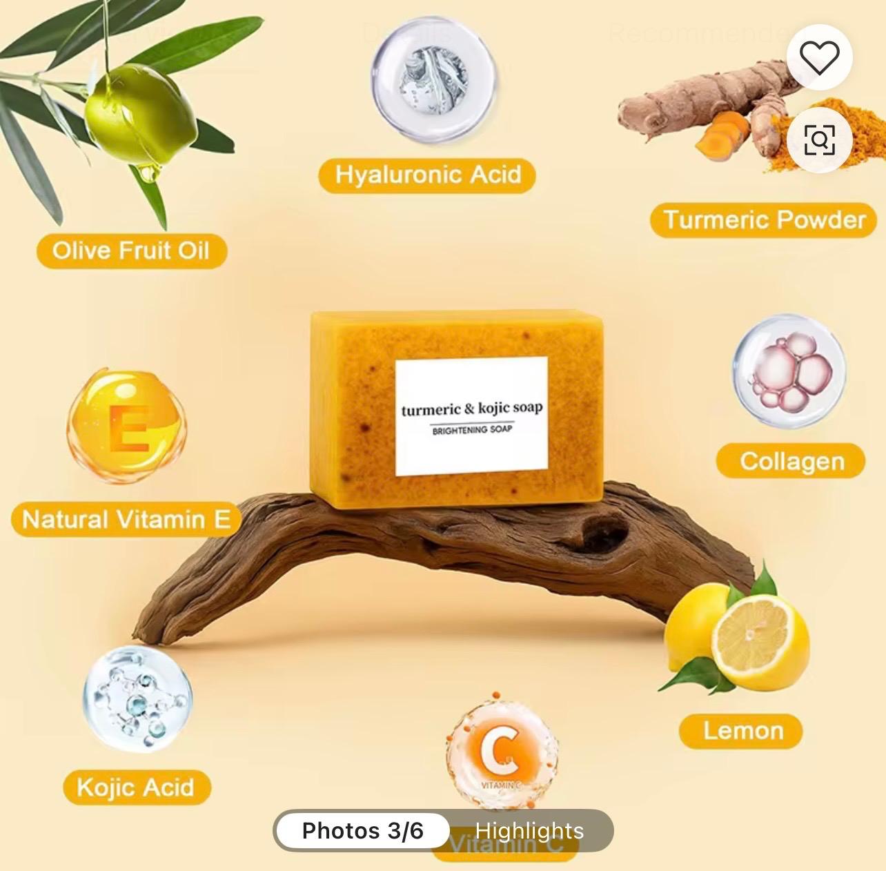 Turmeric soap